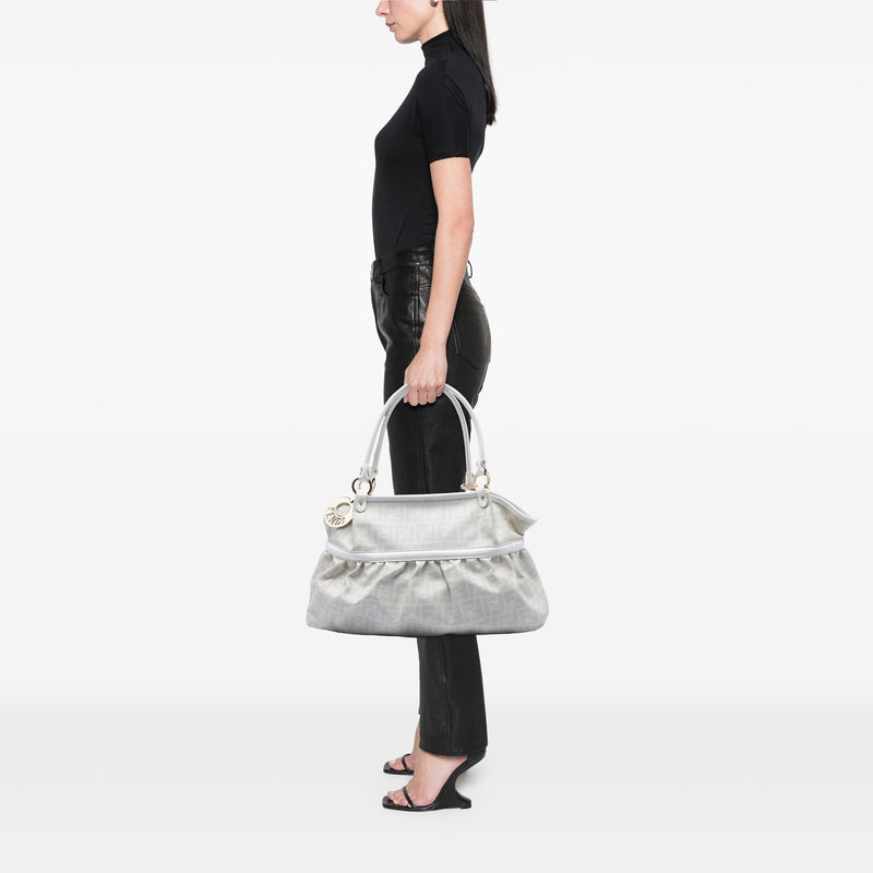 Large Zucca Coated Canvas Chef Shoulder Bag - Image 7