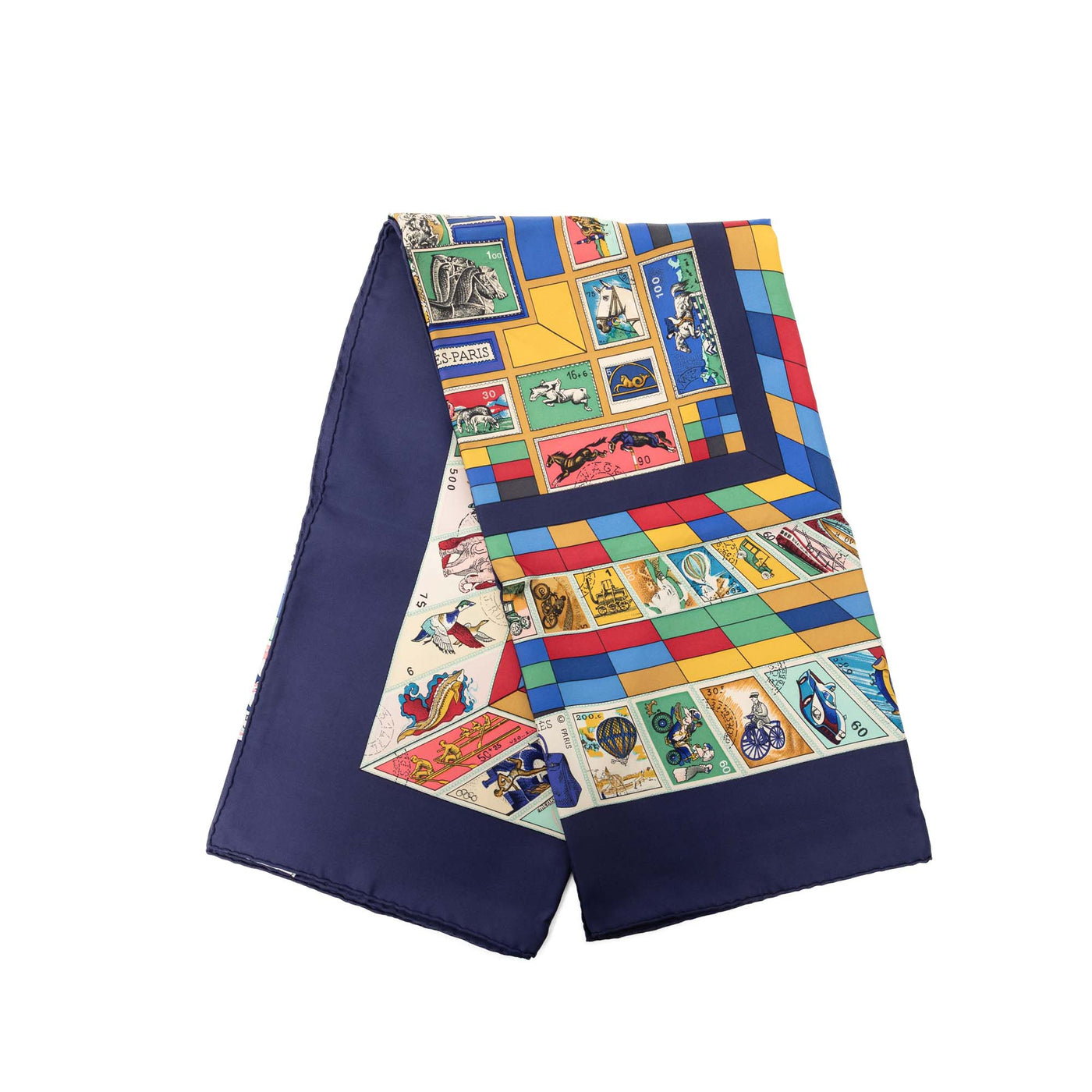 Correspondance Silk Scarf 90 - Image 1