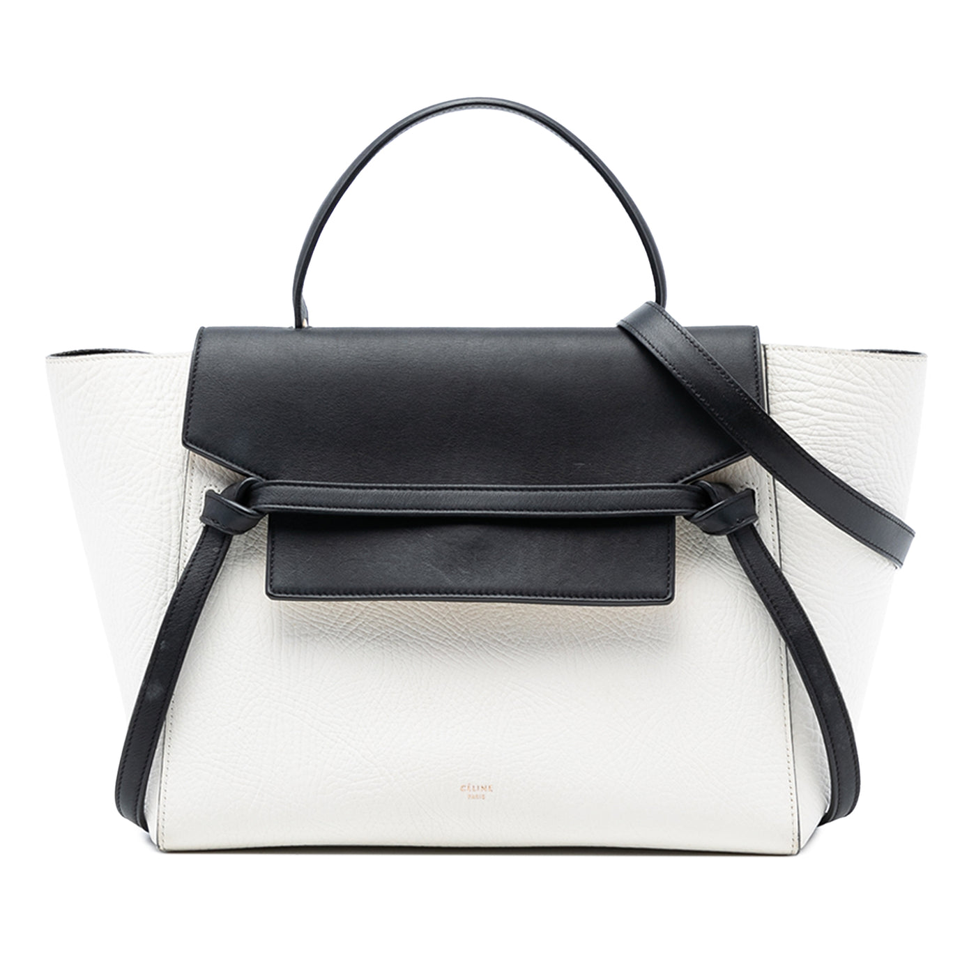 Mini Bicolor Grained Calfskin Belt Bag - Image 1