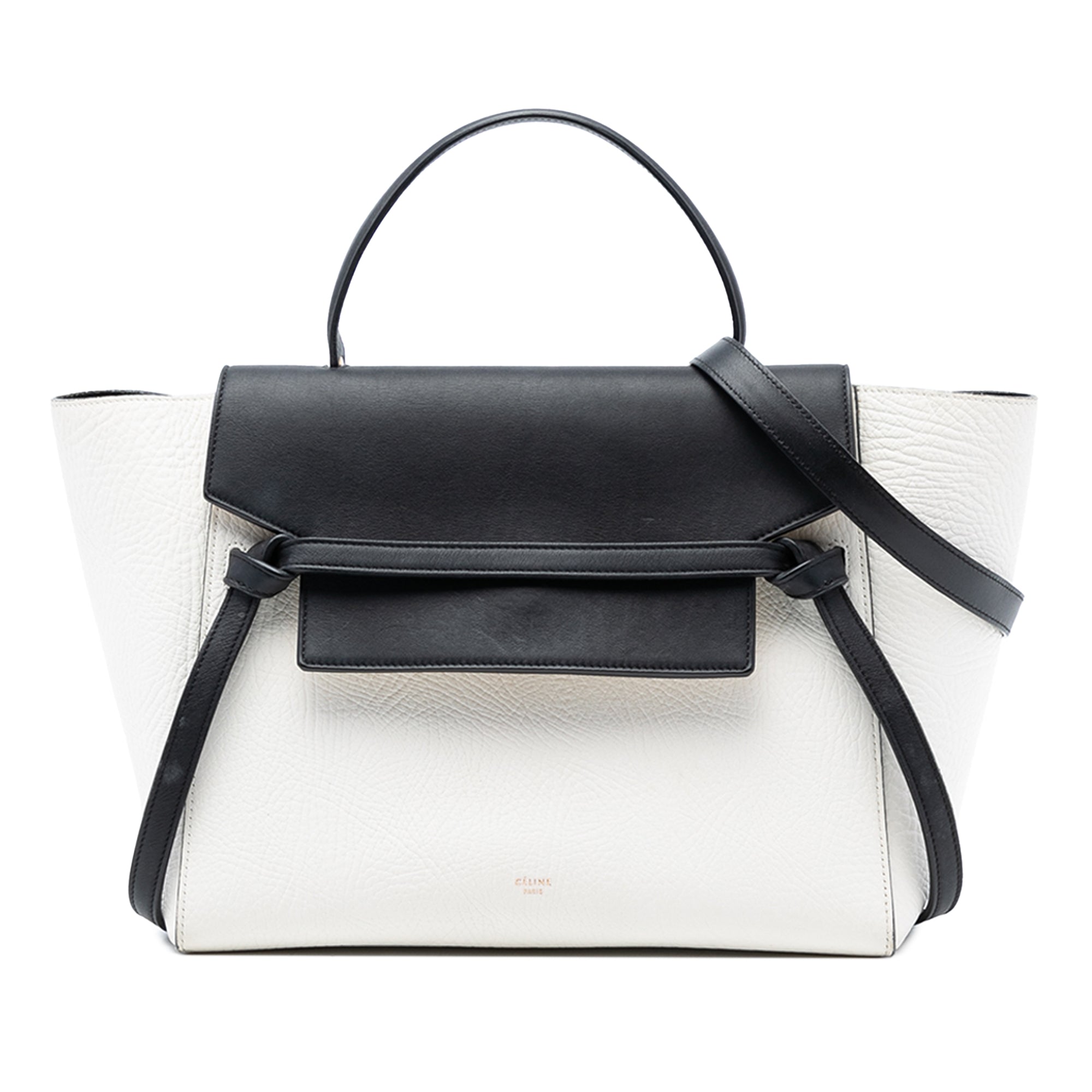 Mini Bicolor Grained Calfskin Belt Bag - Image 1