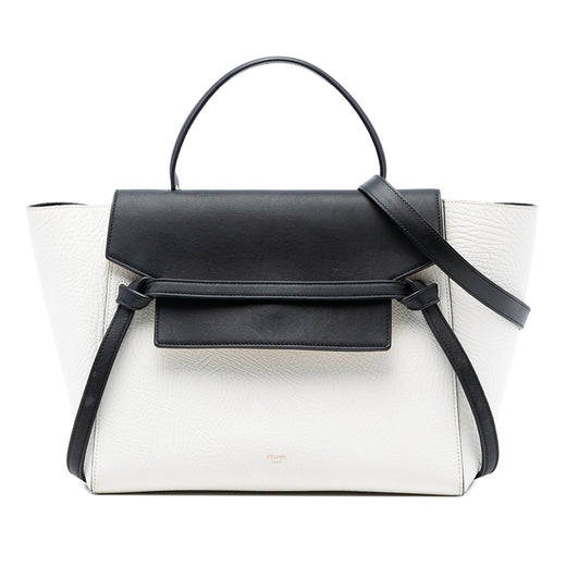 Mini Bicolor Grained Calfskin Belt Bag - Image 1