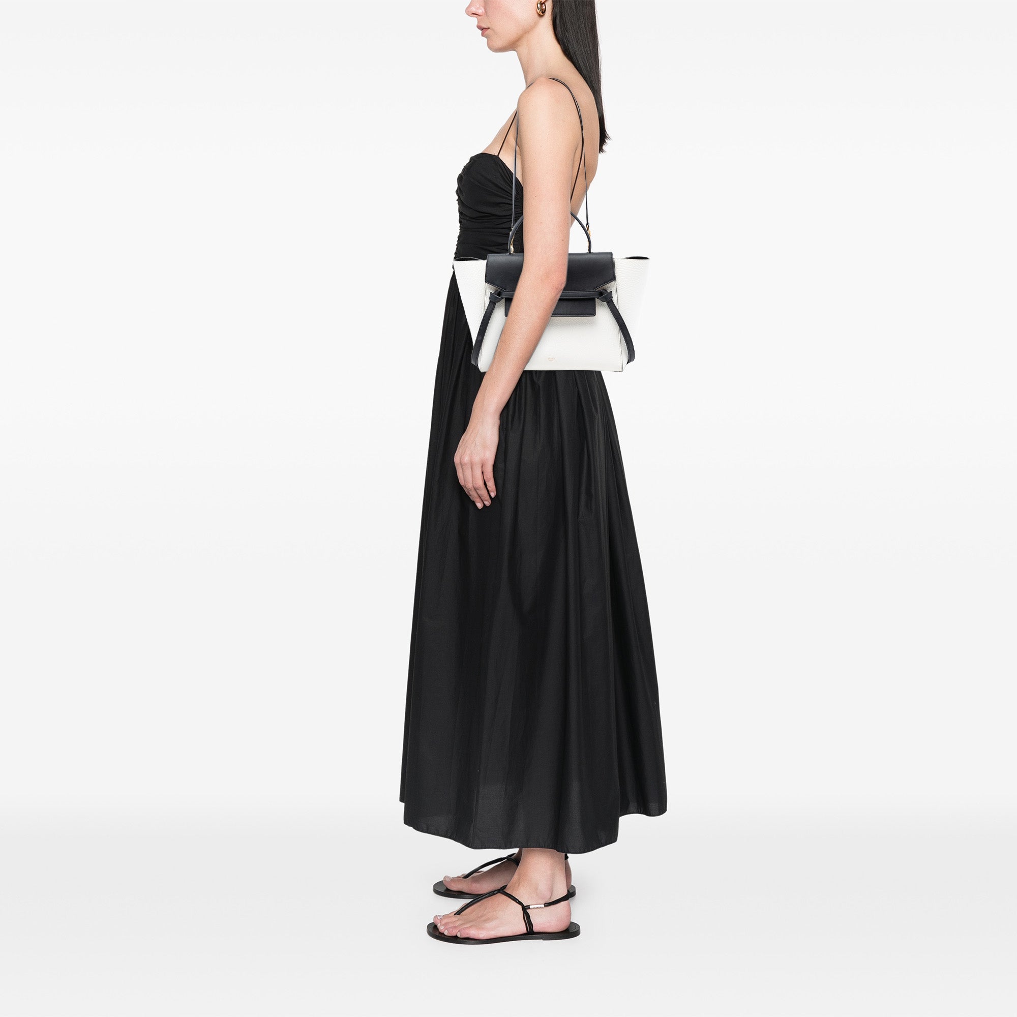Mini Bicolor Grained Calfskin Belt Bag - Image 7
