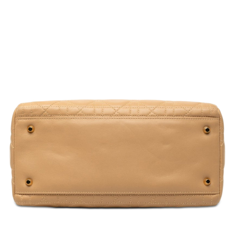 Medium Lambskin Cannage Lady Dior - Image 3