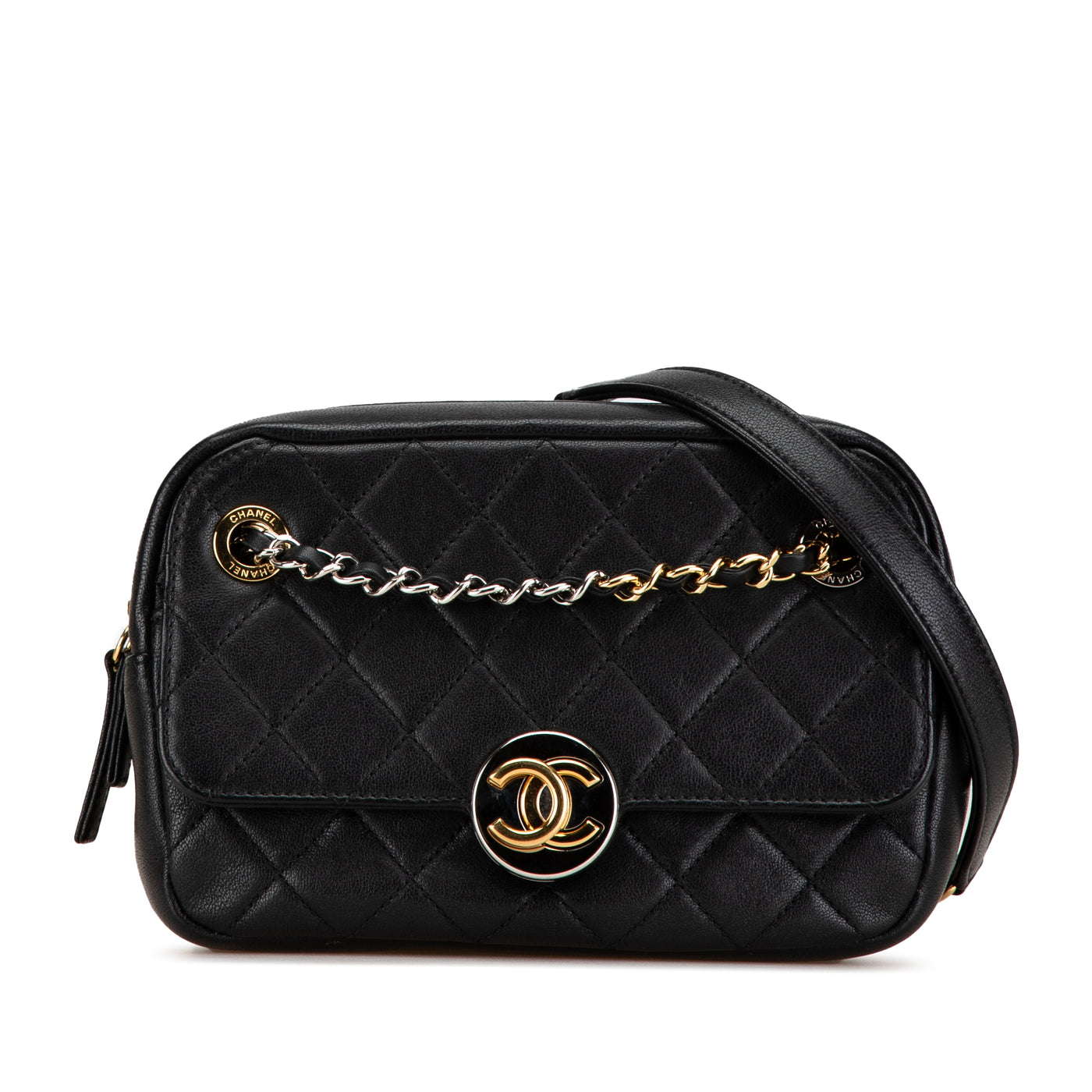 CC Quilted Lambskin Chain Camera Bag - Image 1
