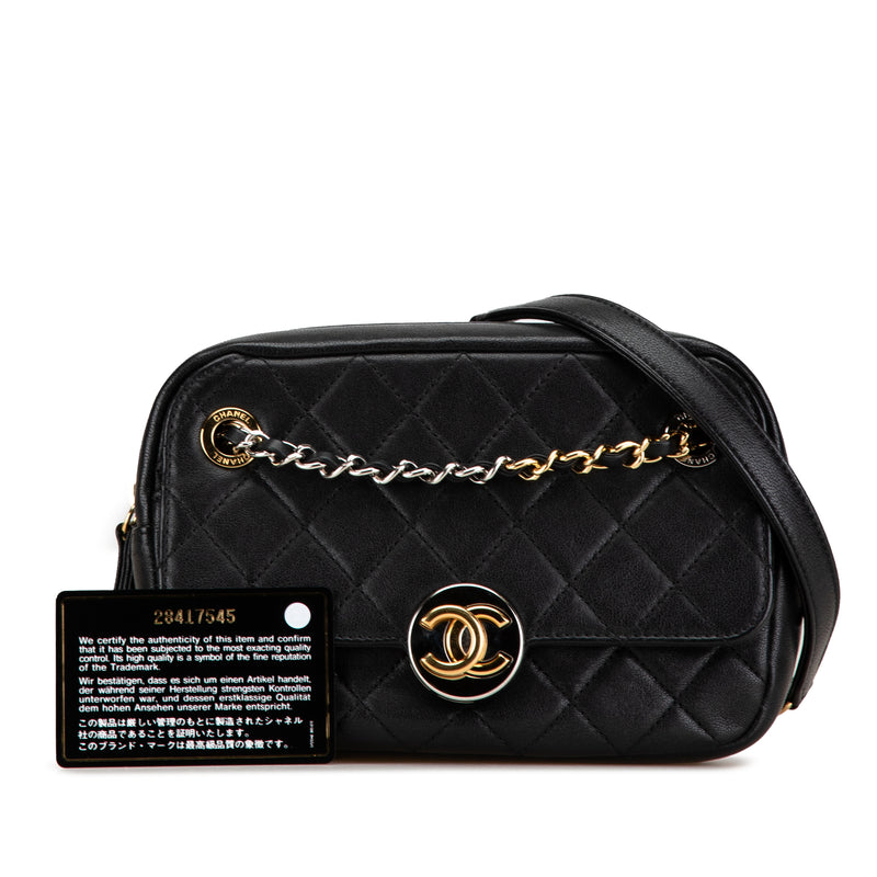CC Quilted Lambskin Chain Camera Bag - Image 8