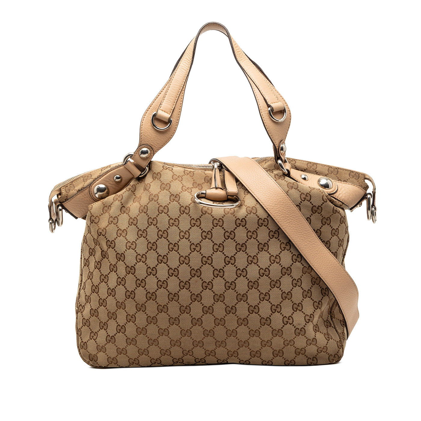 Large GG Canvas Icon Bit Satchel - Image 1
