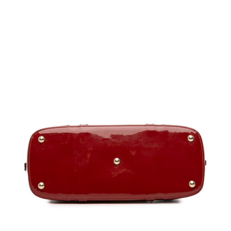 Small Microguccissima Patent Nice Dome Satchel - Image 3