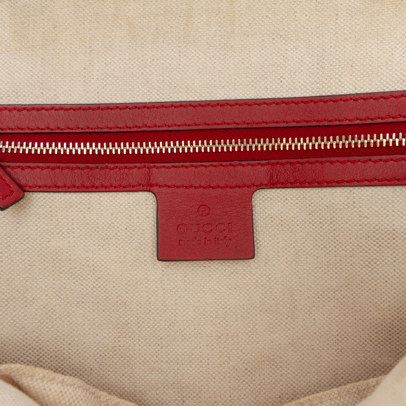 Small Microguccissima Patent Nice Dome Satchel - Image 5