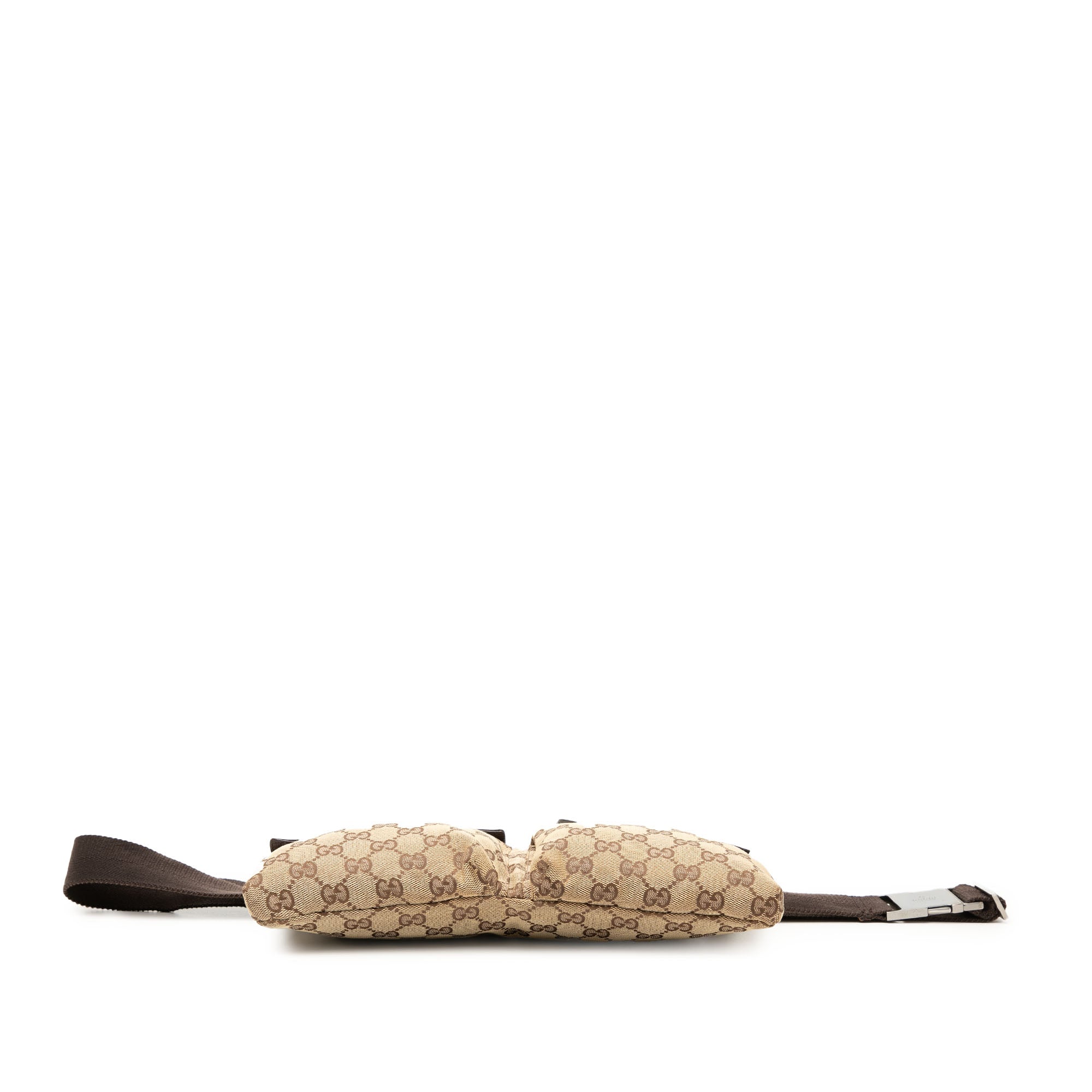 GG Canvas Double Pocket Belt Bag - Image 3