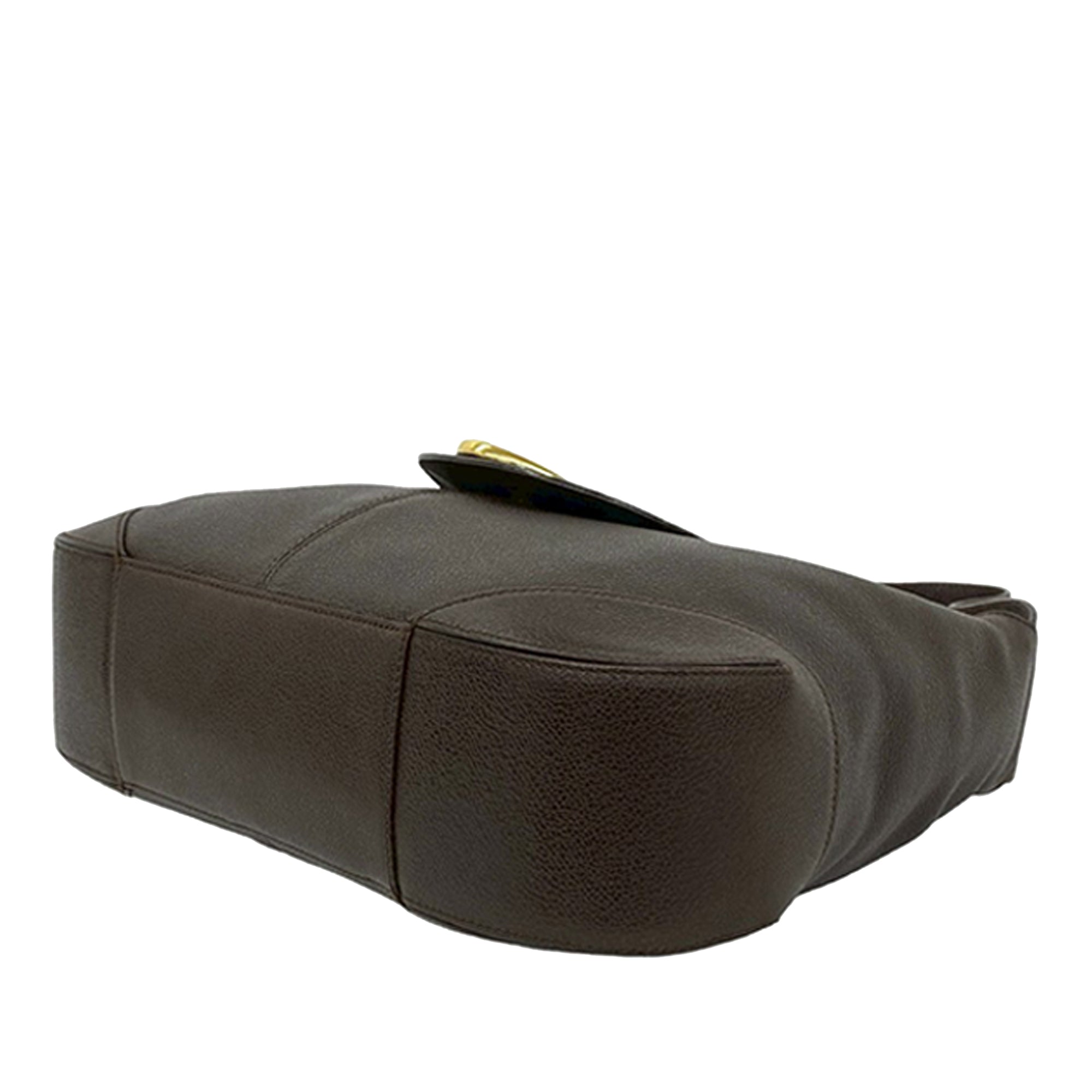 Leather Front Ring Hobo - Image 3