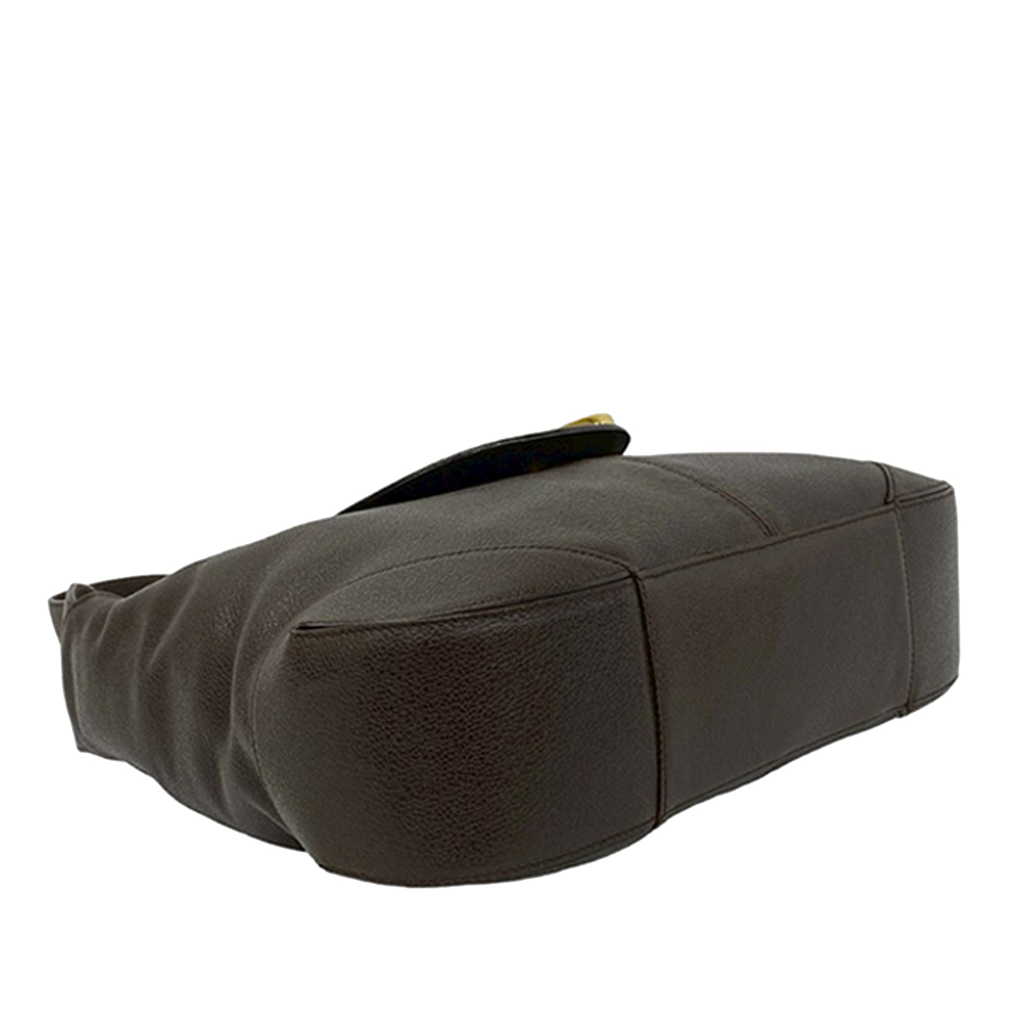 Leather Front Ring Hobo - Image 4