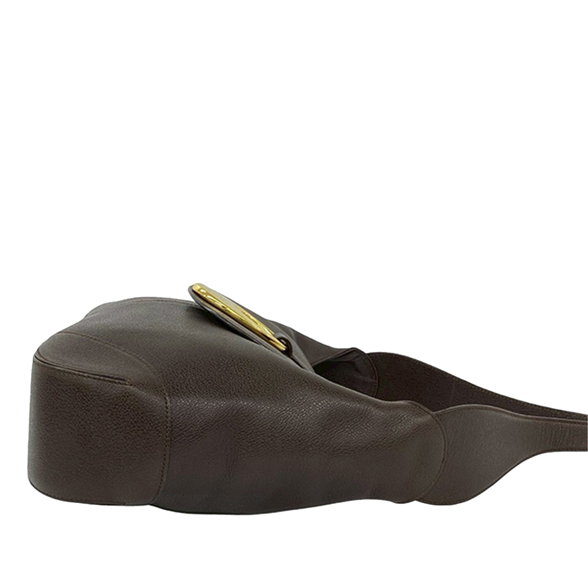 Leather Front Ring Hobo - Image 5