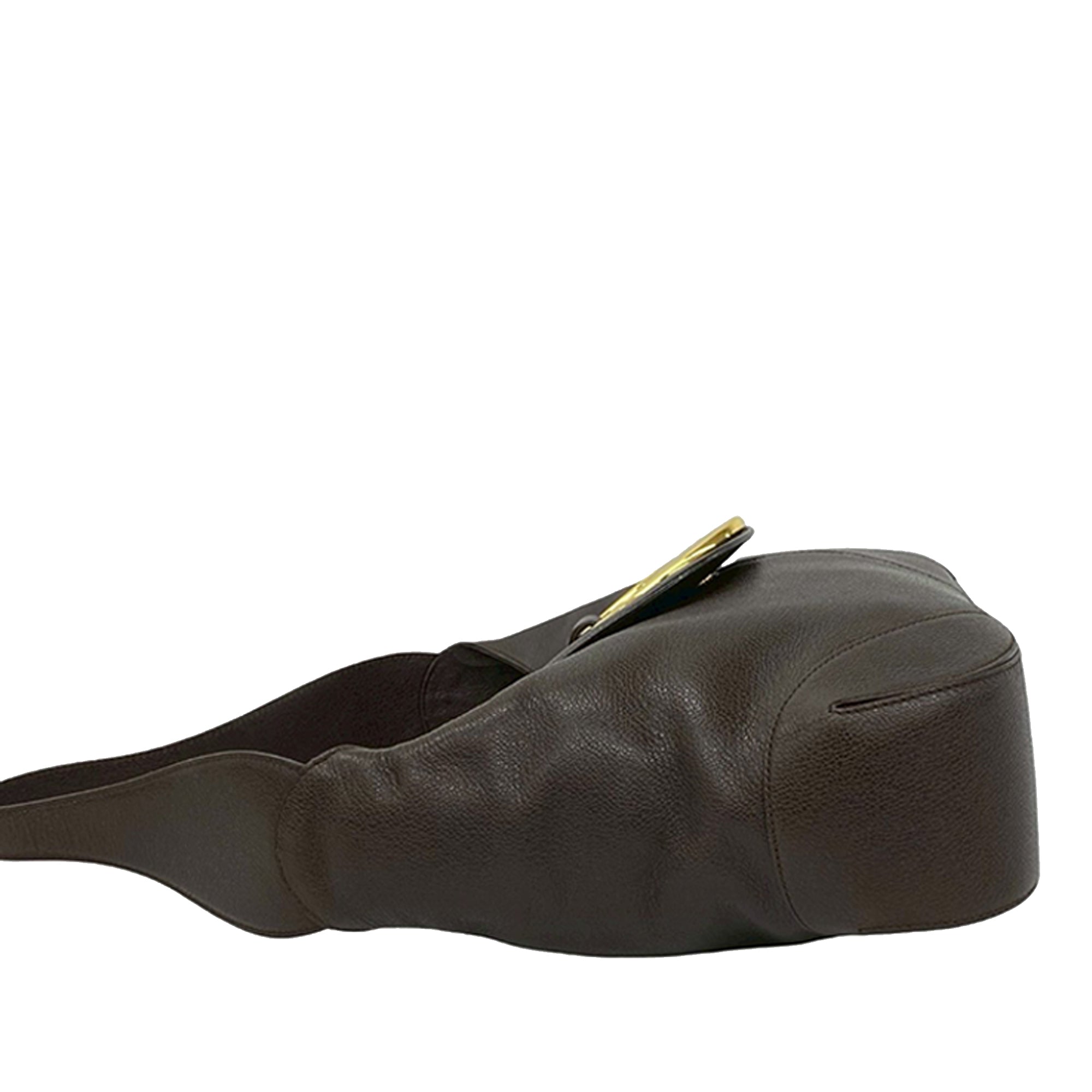 Leather Front Ring Hobo - Image 6