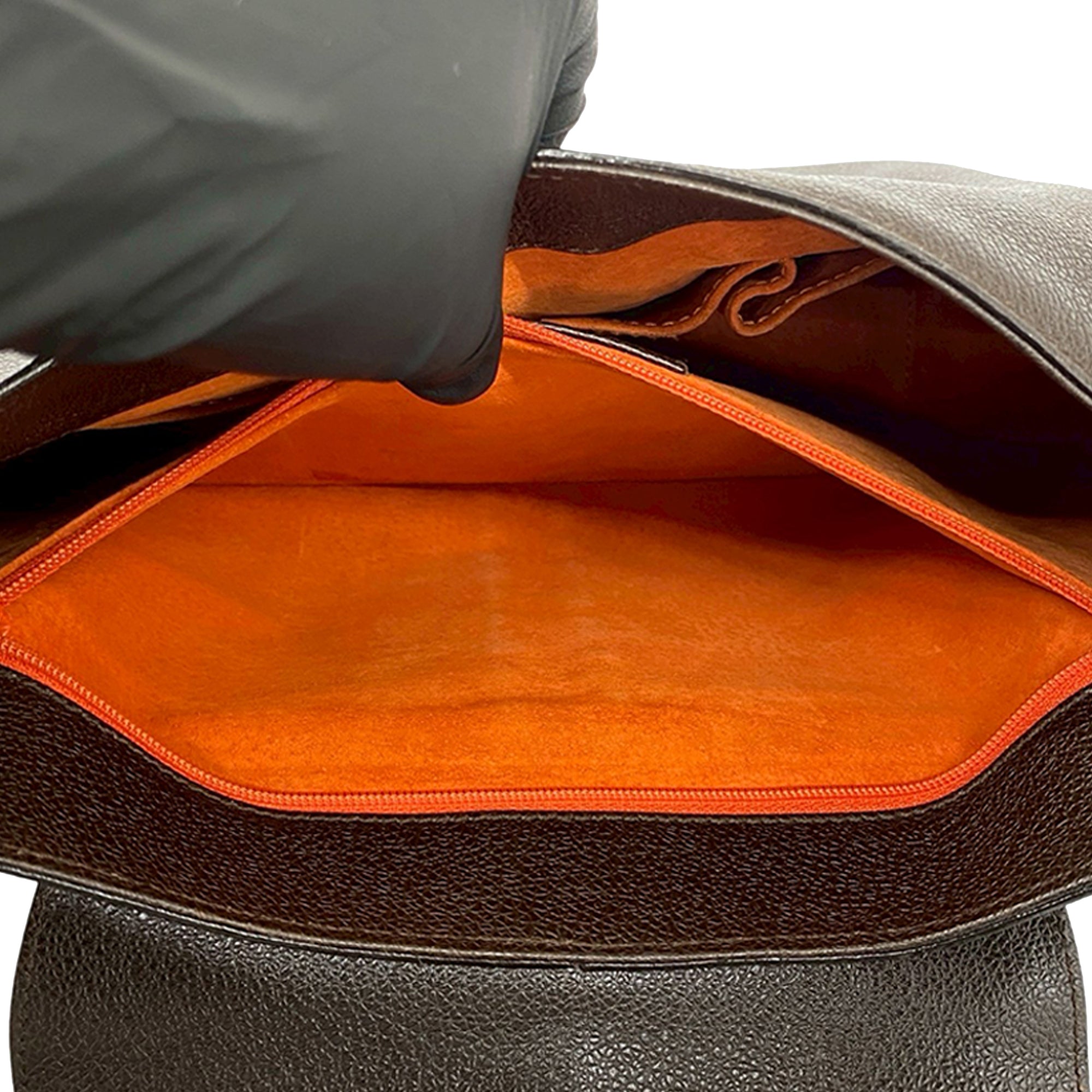 Leather Front Ring Hobo - Image 8
