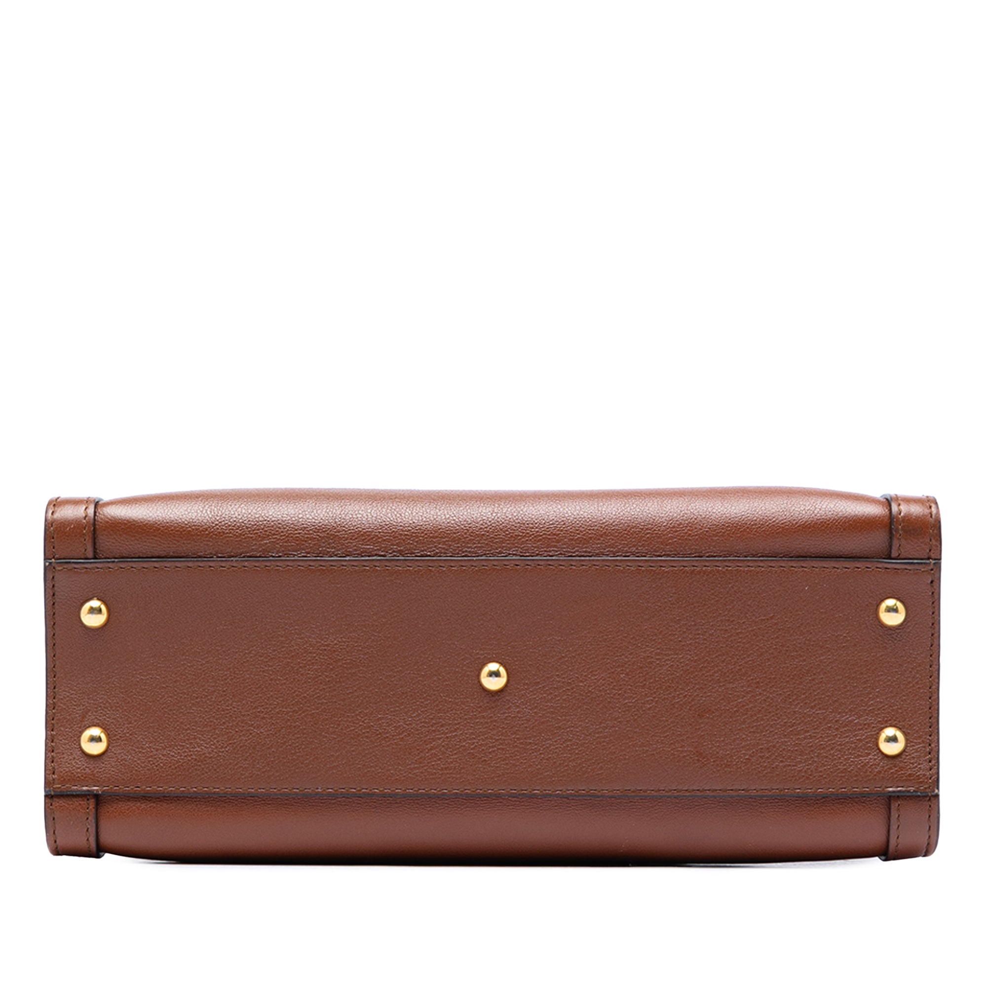 Medium Calfskin Bamboo Diana Satchel - Image 3