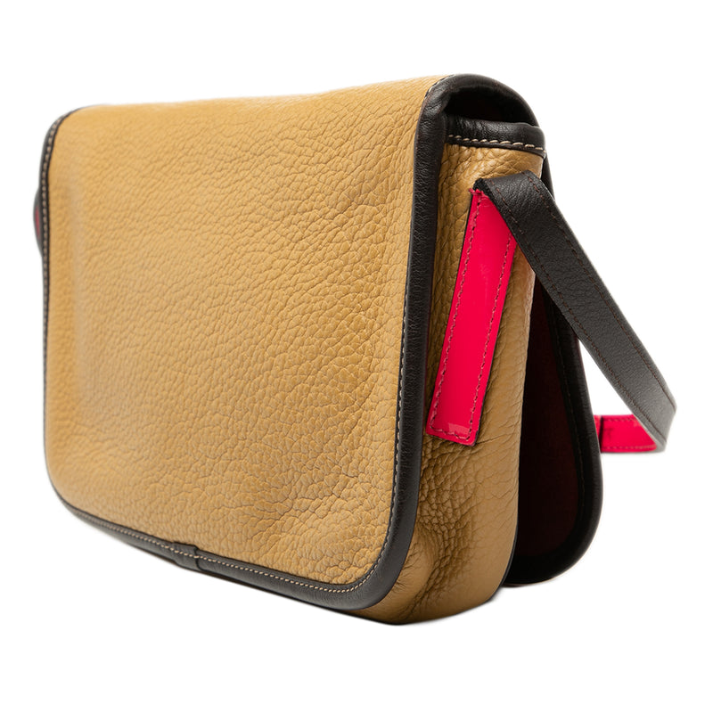 Leather Perforated Anagram Crossbody - Image 2