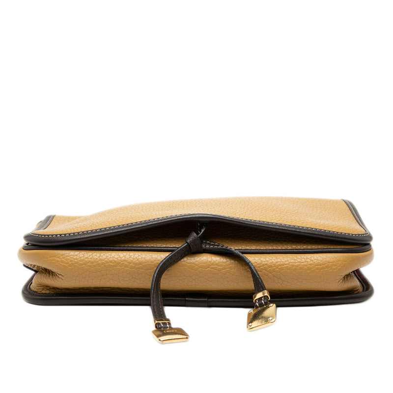 Leather Perforated Anagram Crossbody - Image 3