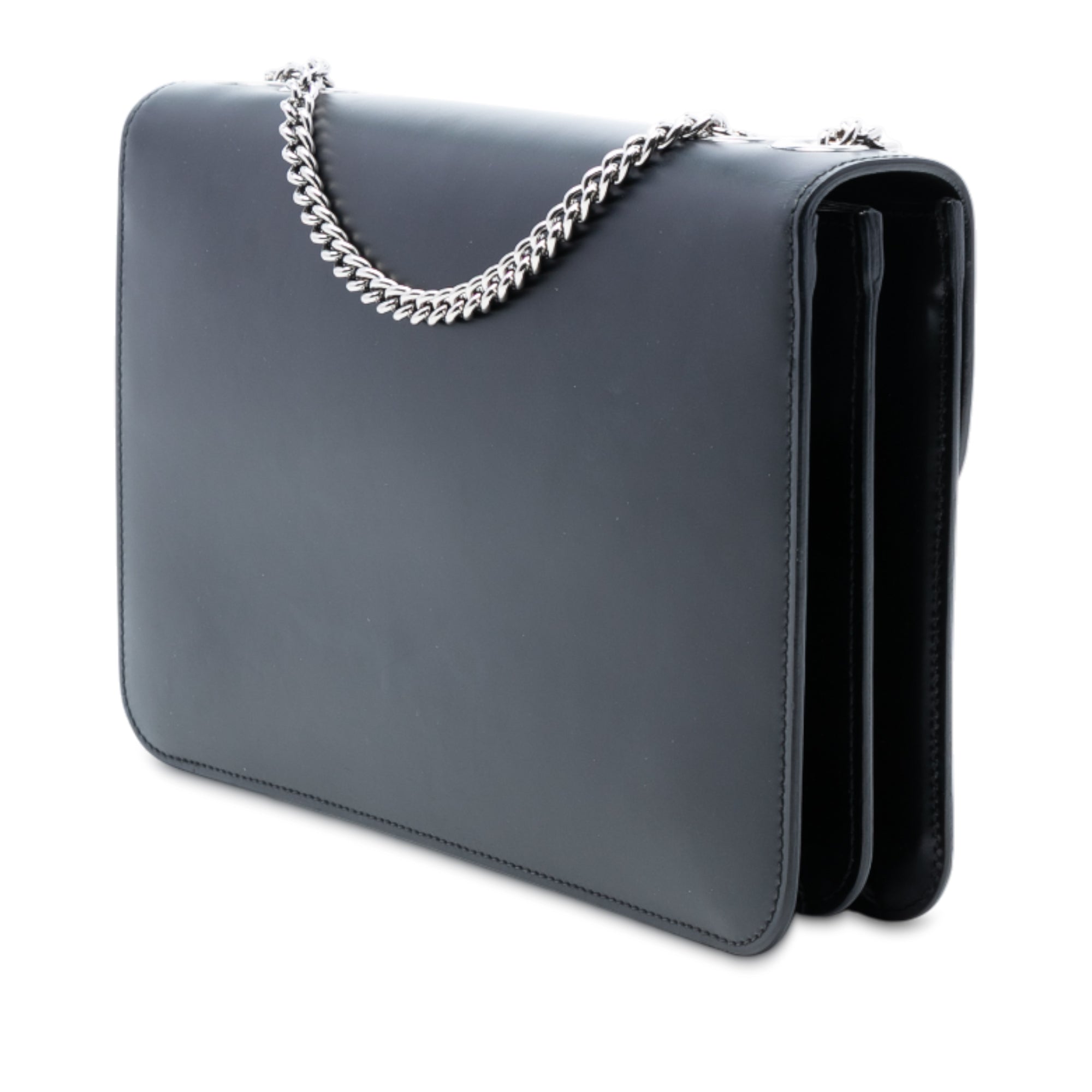 Medium Polished Calfskin Dollar Interlocking G Crossbody - Image 2