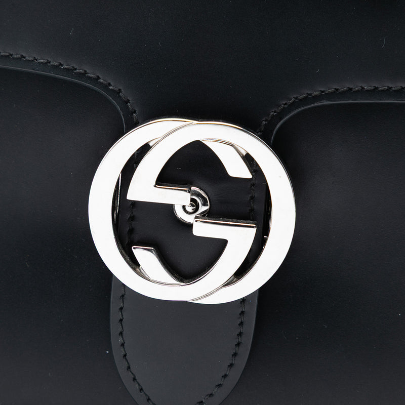 Medium Polished Calfskin Dollar Interlocking G Crossbody - Image 6