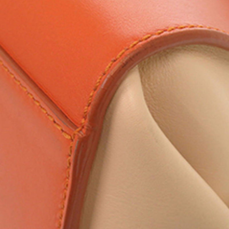Small Tricolor Leather Gancini Sofia Satchel - Image 12