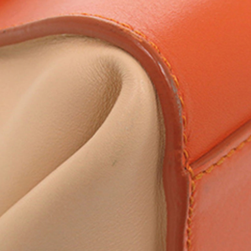 Small Tricolor Leather Gancini Sofia Satchel - Image 13