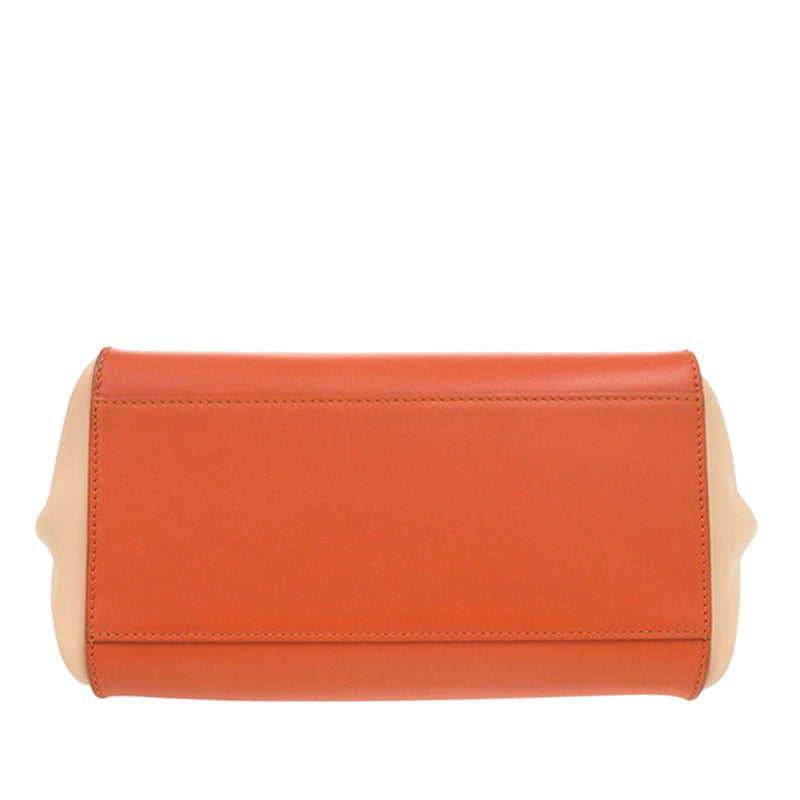 Small Tricolor Leather Gancini Sofia Satchel - Image 4