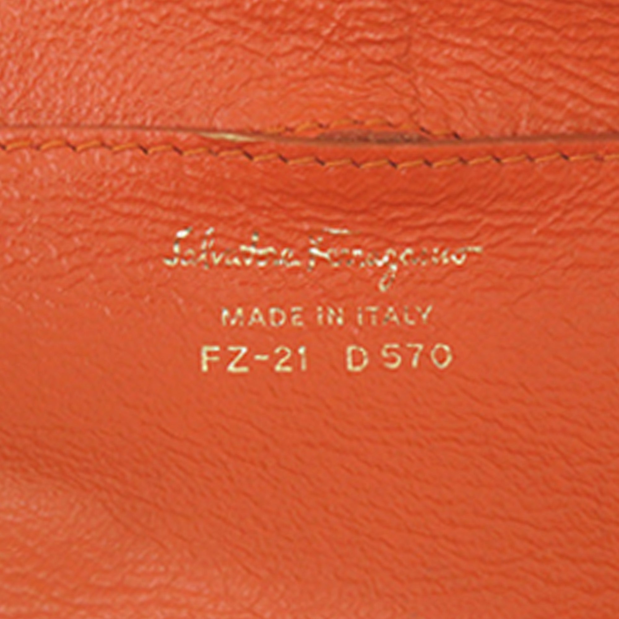 Small Tricolor Leather Gancini Sofia Satchel - Image 7