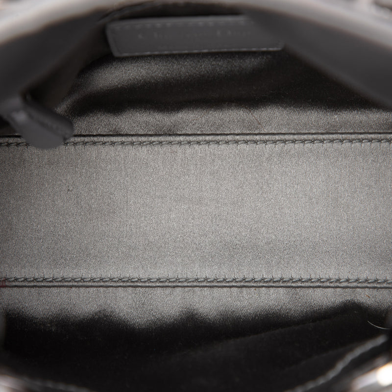 Mini Satin Cannage Crystal Embellished Lady Dior - Image 4