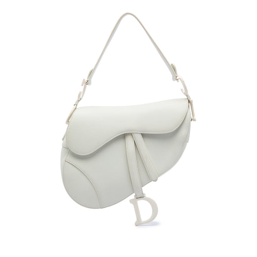 Grained Calfskin Saddle Bag - Image 1