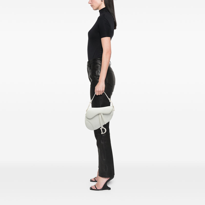 Grained Calfskin Saddle Bag - Image 5