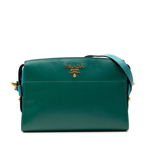 Bicolor Saffiano Vernice Esplanade Crossbody - Image 1