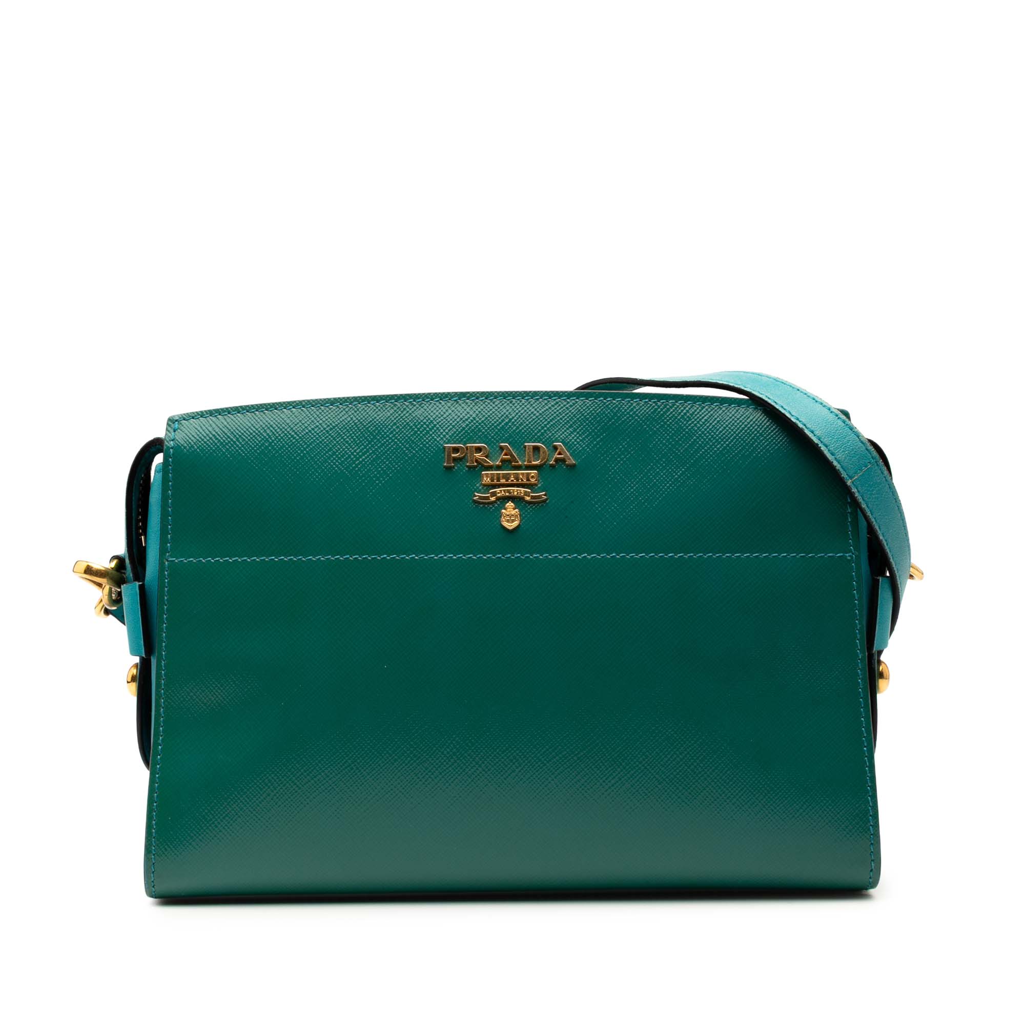 Bicolor Saffiano Vernice Esplanade Crossbody - Image 1