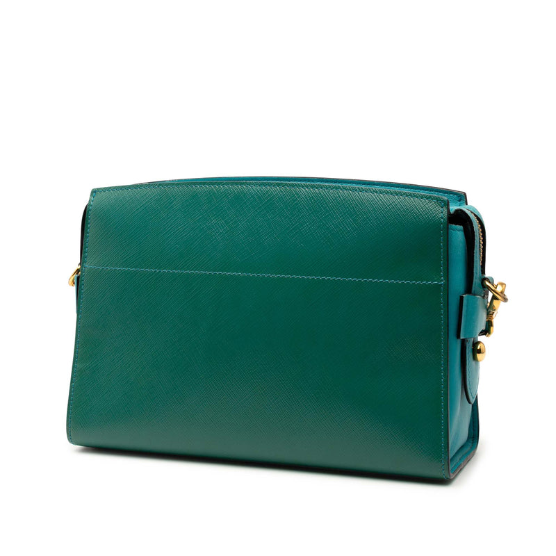 Bicolor Saffiano Vernice Esplanade Crossbody - Image 2
