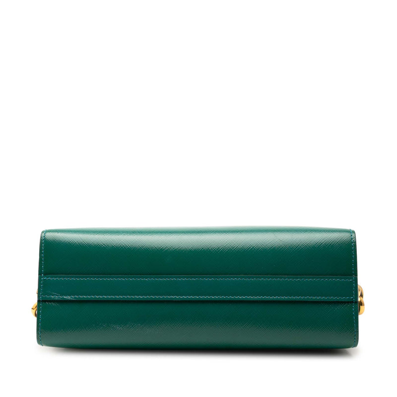 Bicolor Saffiano Vernice Esplanade Crossbody - Image 3