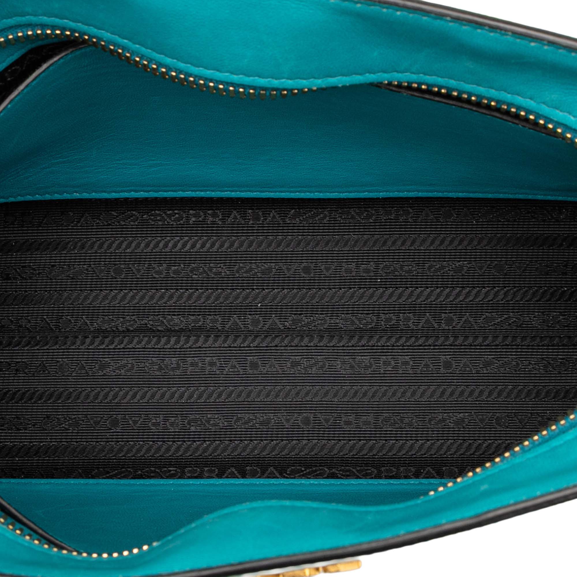 Bicolor Saffiano Vernice Esplanade Crossbody - Image 4