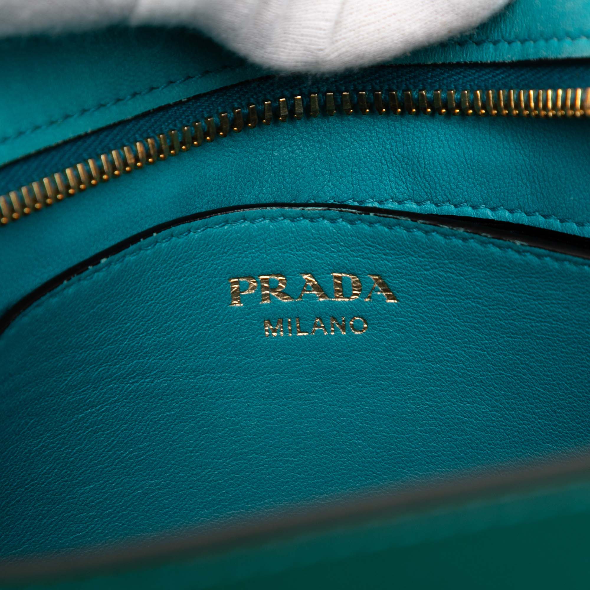 Bicolor Saffiano Vernice Esplanade Crossbody - Image 5