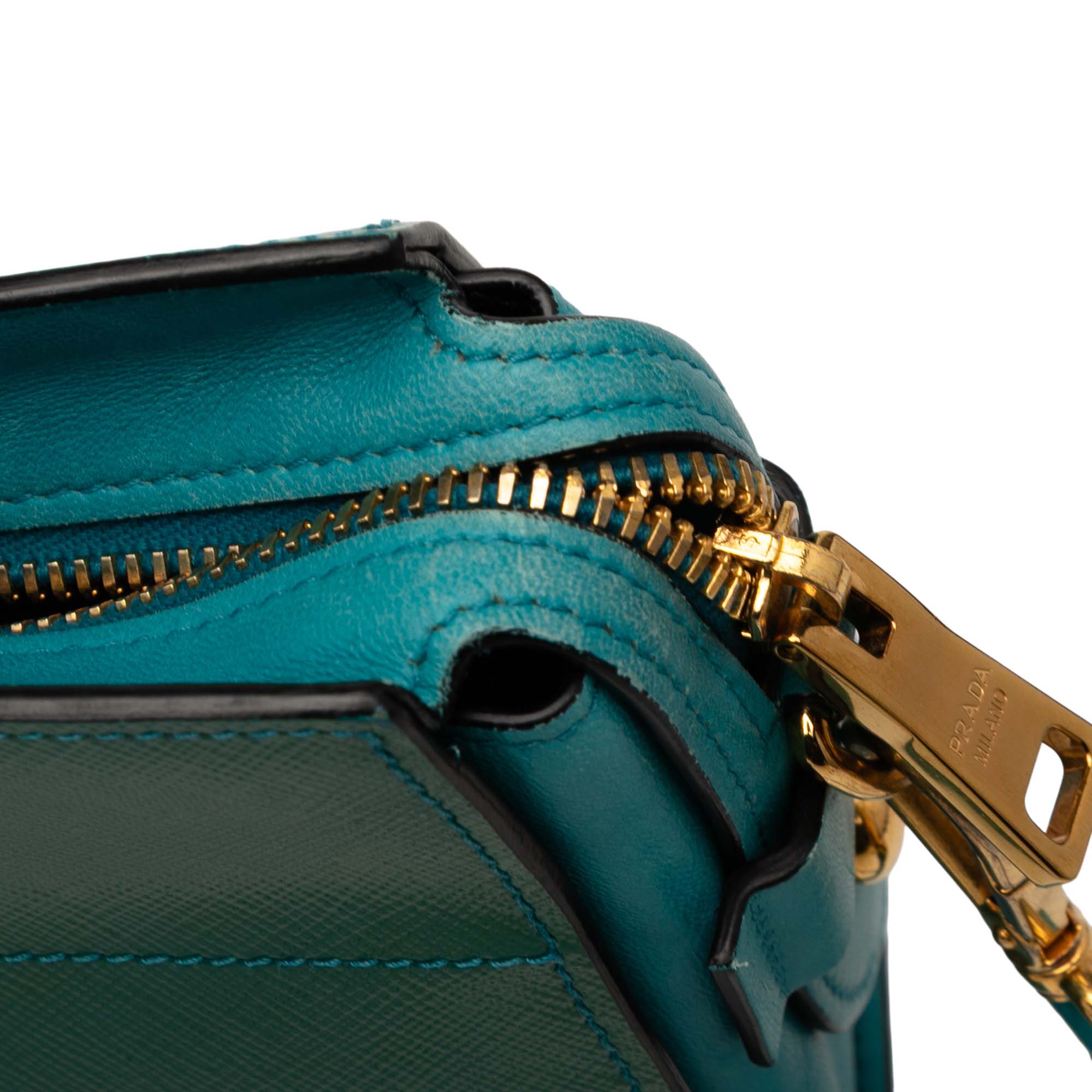 Bicolor Saffiano Vernice Esplanade Crossbody - Image 6