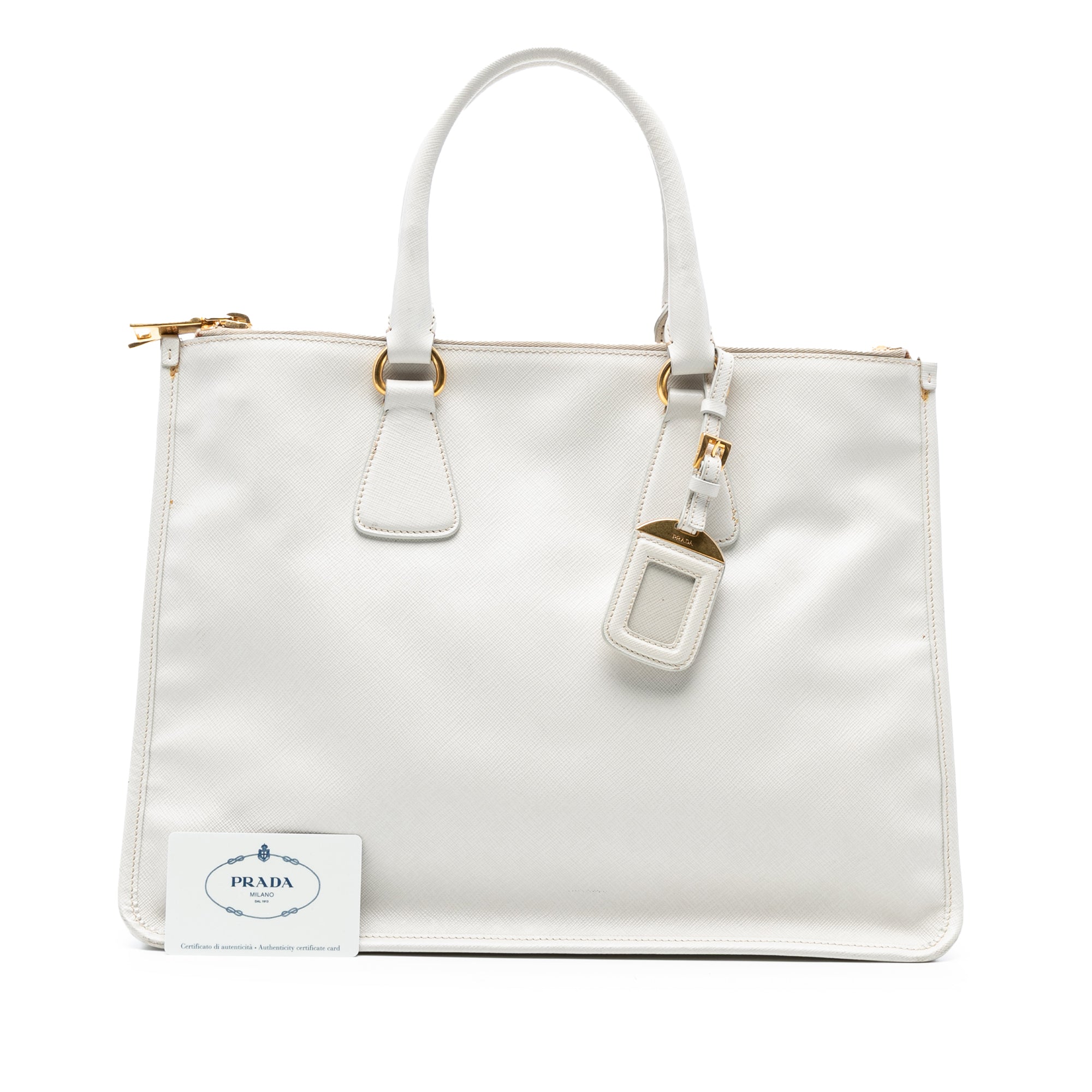 Saffiano Lux Double Zip Tote - Image 8