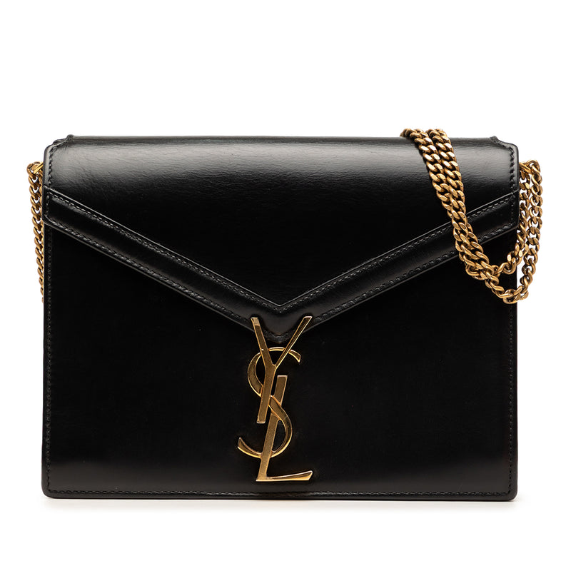 Smooth Calfskin Monogram Cassandra Clasp Bag
