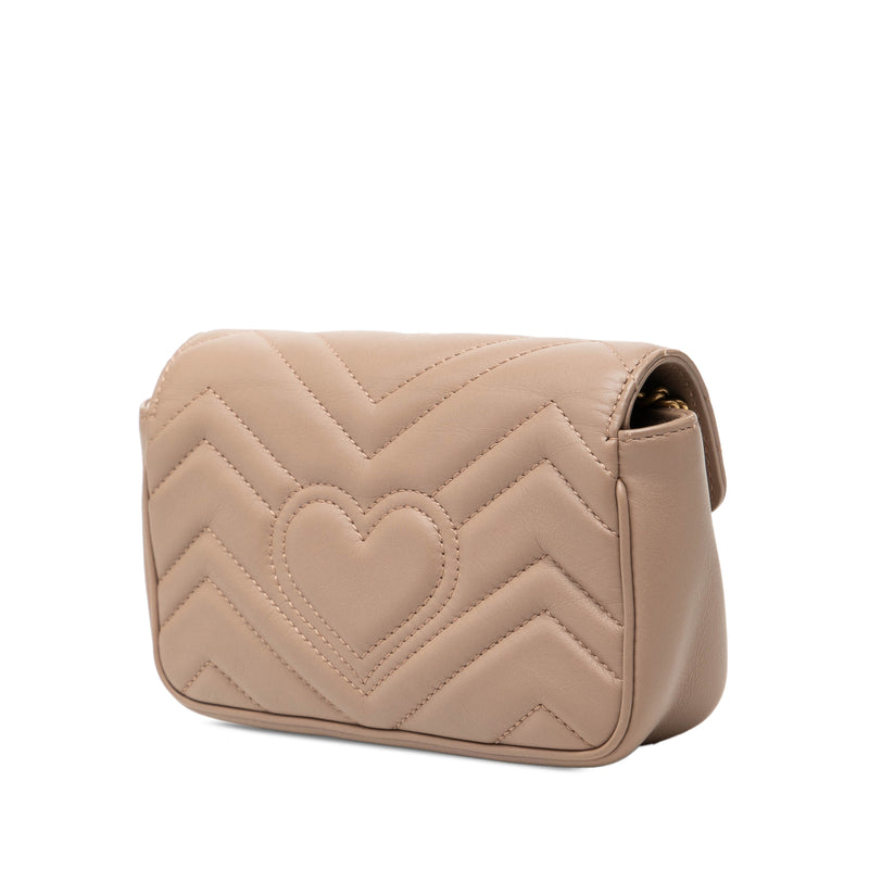 Mini GG Marmont Matelasse Calfskin Flap Crossbody - Image 2