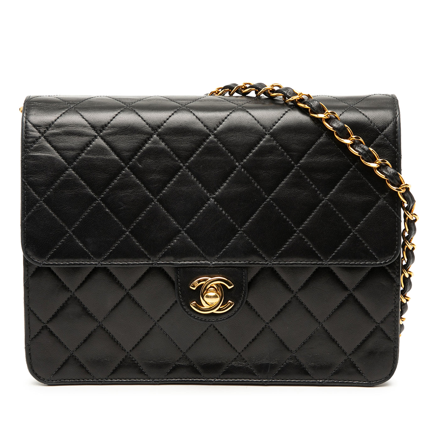 Small CC Quilted Lambskin Single Flap - Image 1