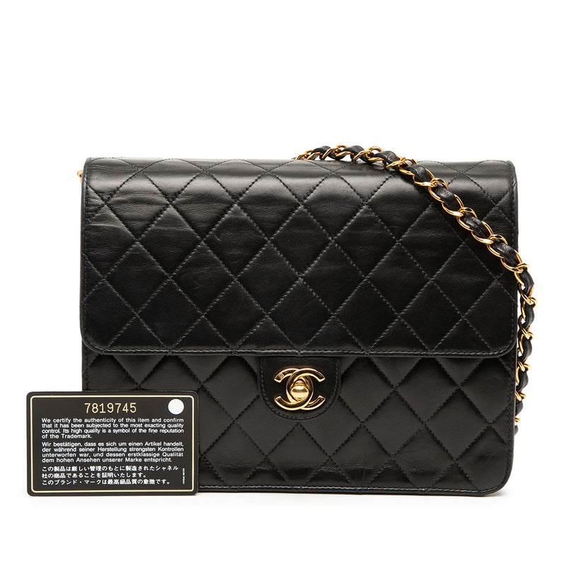 Small CC Quilted Lambskin Single Flap - Image 8