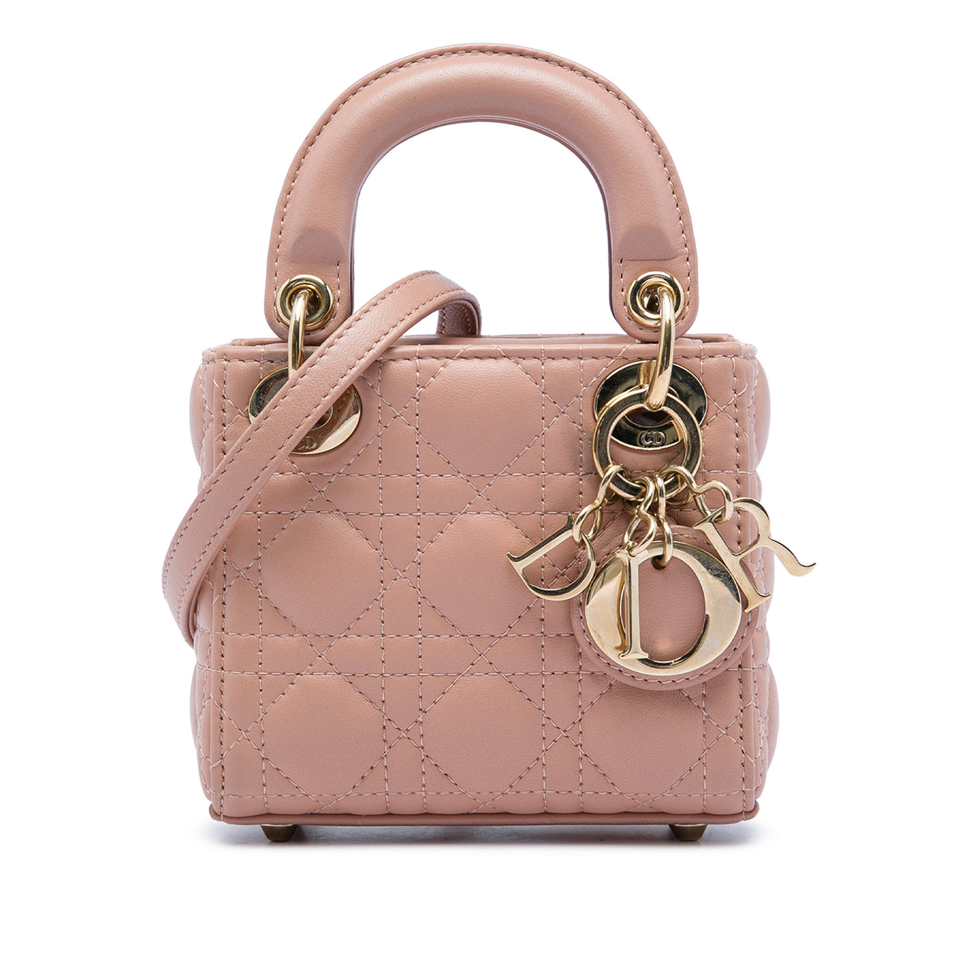 Micro Lambskin Cannage Lady Dior - Image 1