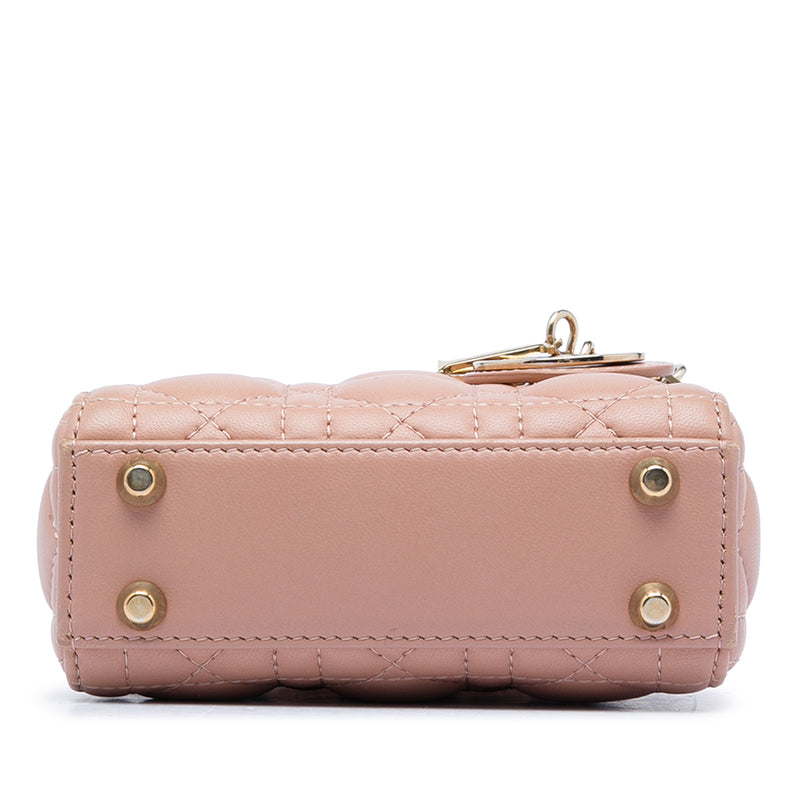 Micro Lambskin Cannage Lady Dior - Image 3