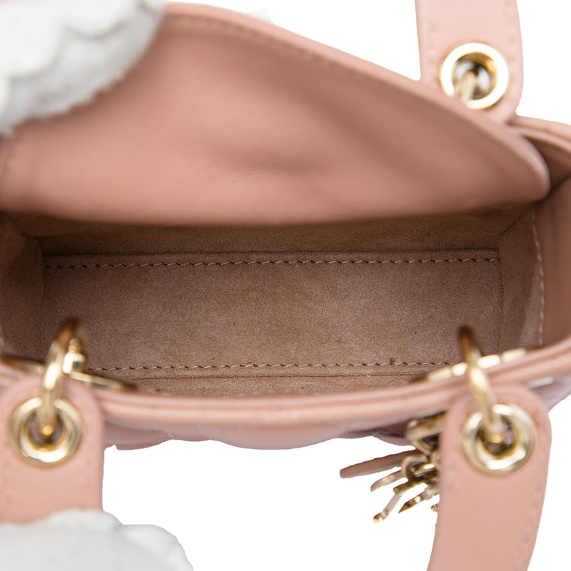 Micro Lambskin Cannage Lady Dior - Image 4