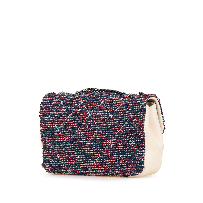 Mini Rectangular Tweed Single Flap - Image 2