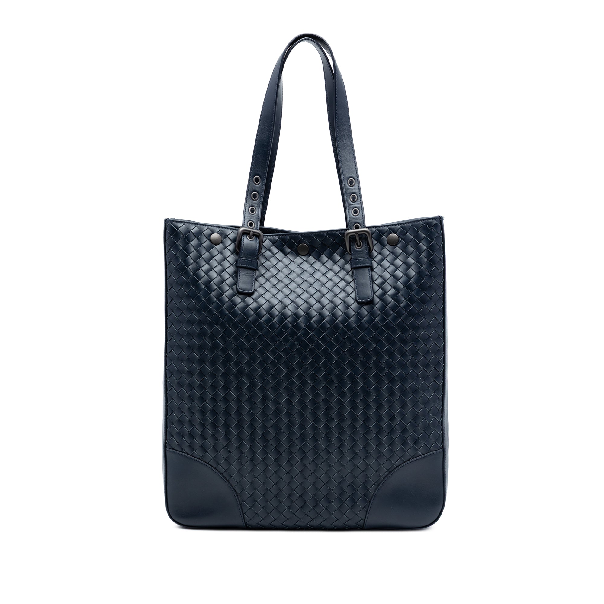Nappa Intrecciato Belt Strap Tote - Image 1