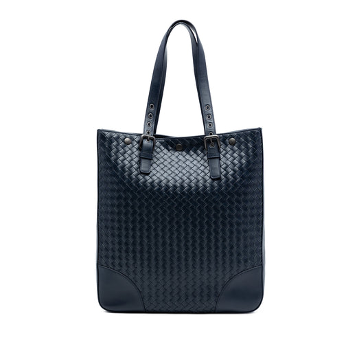 Nappa Intrecciato Belt Strap Tote - Image 1