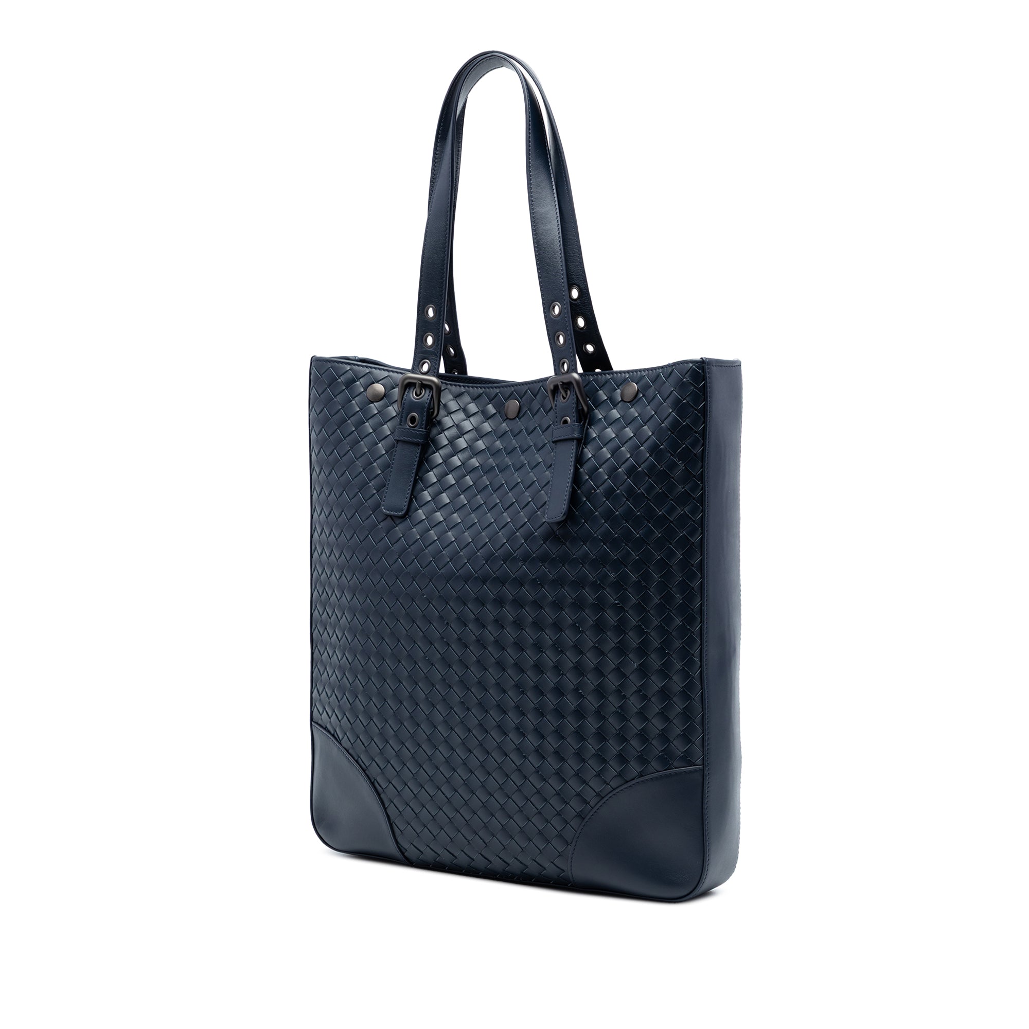 Nappa Intrecciato Belt Strap Tote - Image 2