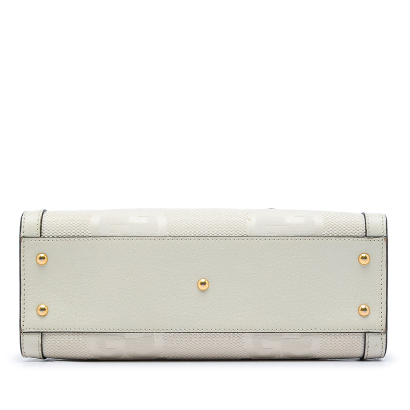 Medium Jumbo GG Canvas Bamboo Diana Satchel - Image 3